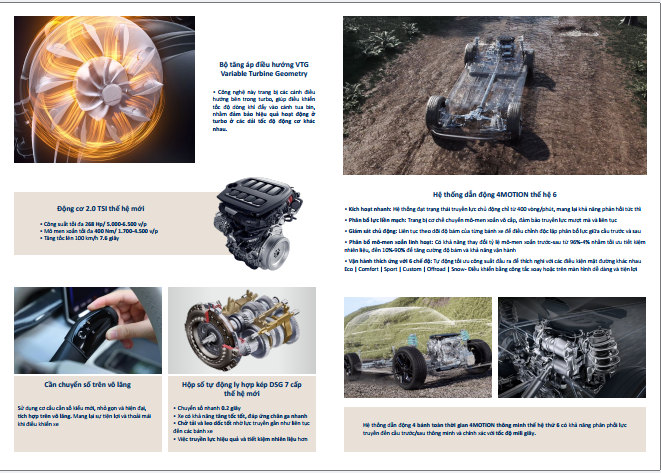 Động cơ và hộp số Teramont Pro 2026