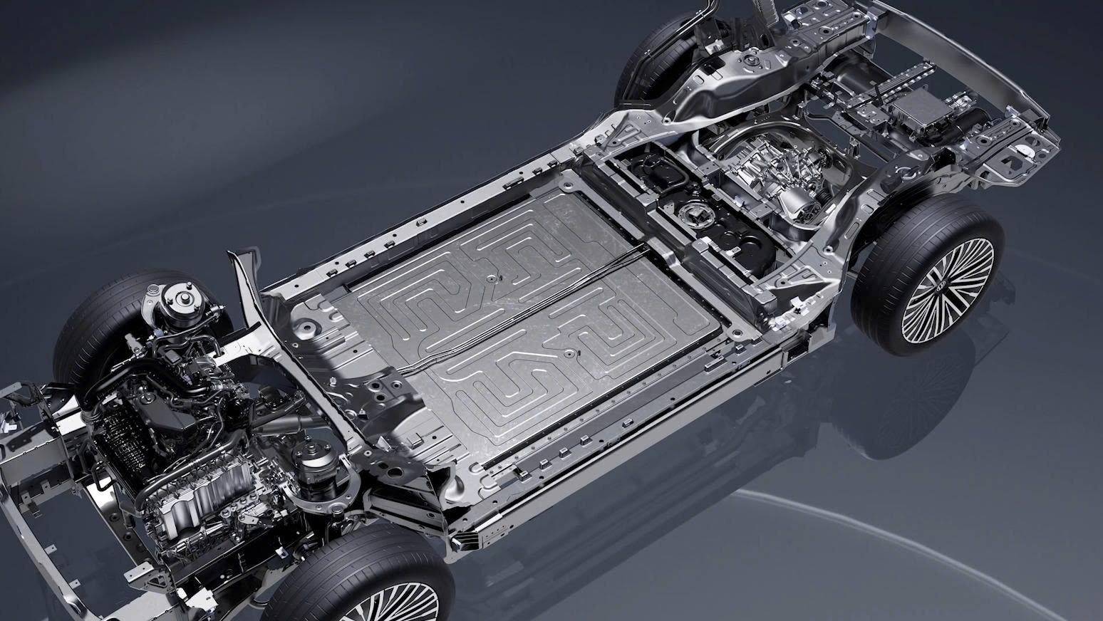 Hệ truyền động EREV của Volkswagen ID. Era 9X kết hợp mô-tơ điện và động cơ xăng phát điện