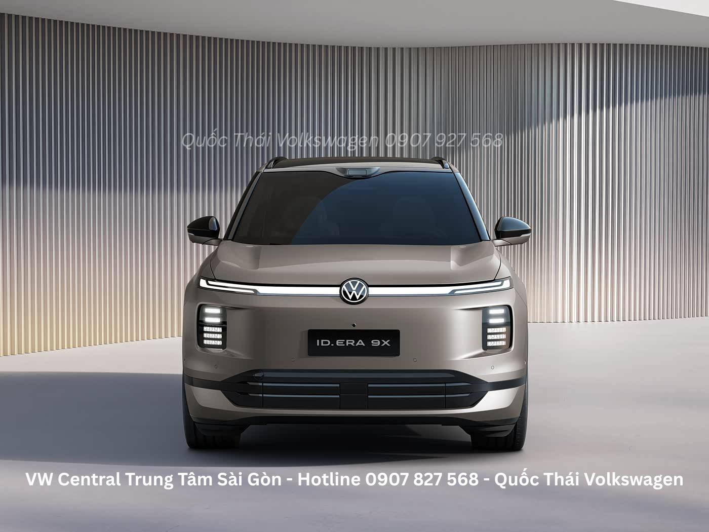 Đầu xe Volkswagen ID. Era 9X với thiết kế hiện đại
