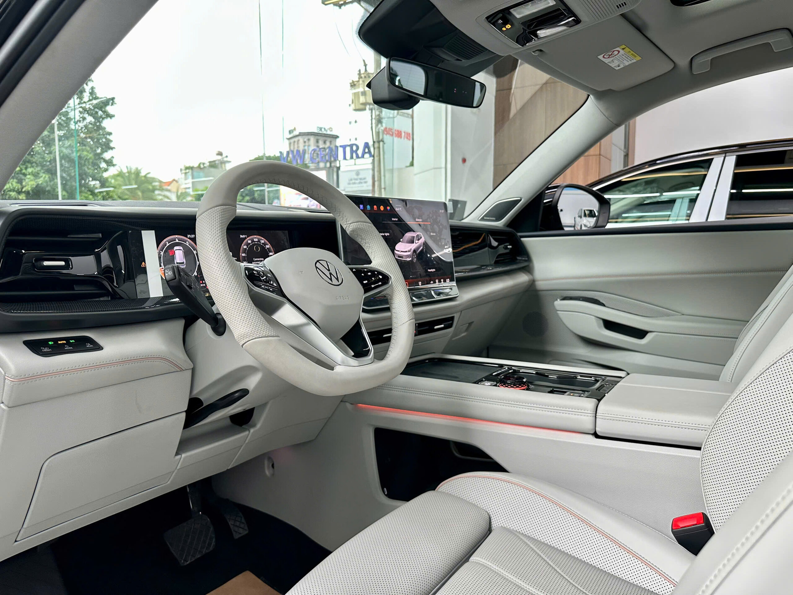 Ghế lái Volkswagen Teramont Pro 2026 tích hợp massage, sưởi và làm mát