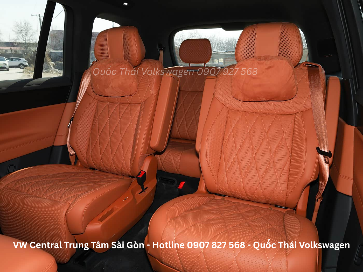 Hàng ghế thứ 2 Volkswagen ID. Era 9X dạng ghế thương gia cao cấp