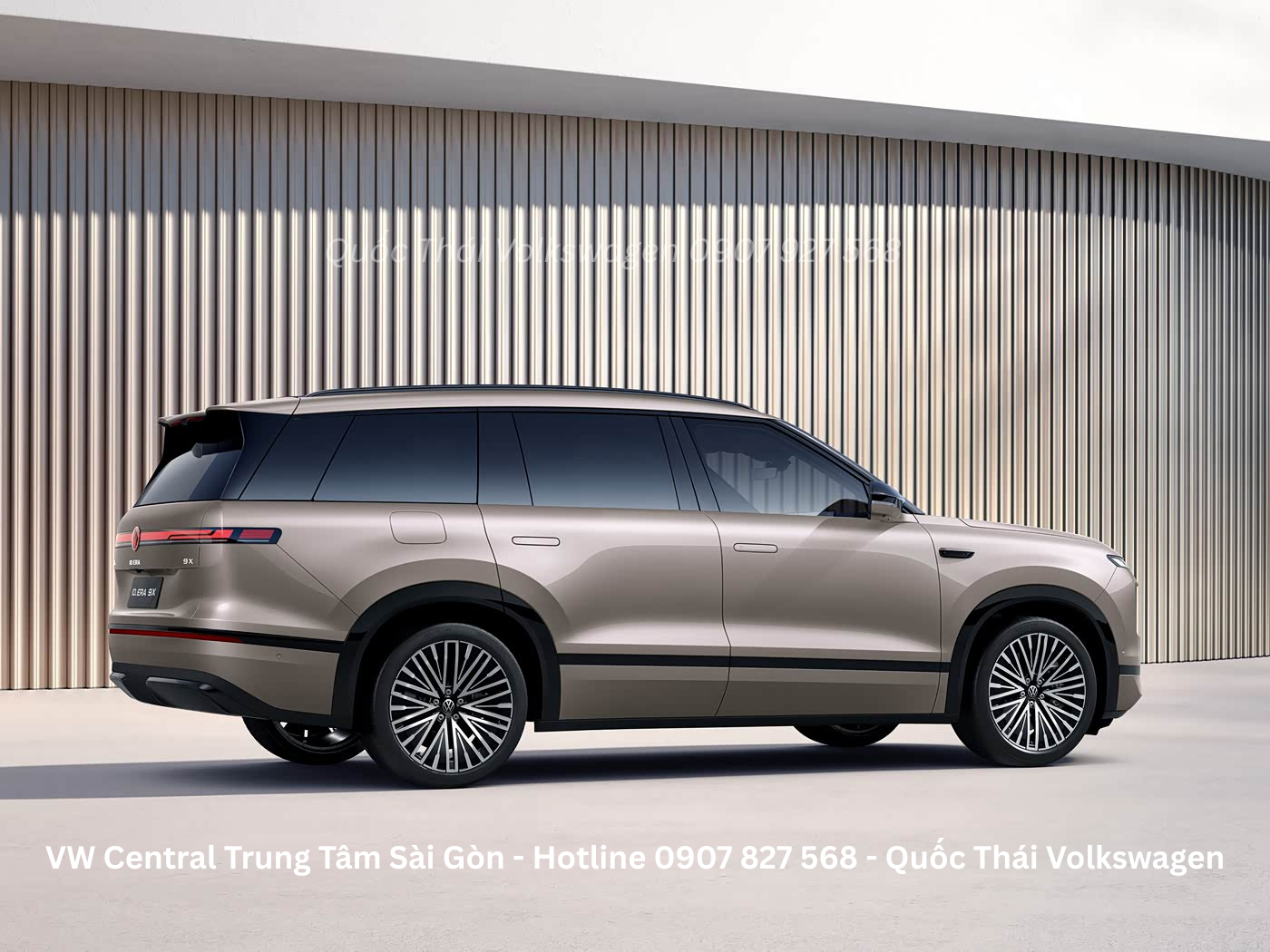 Thân xe Volkswagen ID. Era 9X với thiết kế SUV cỡ lớn hiện đại