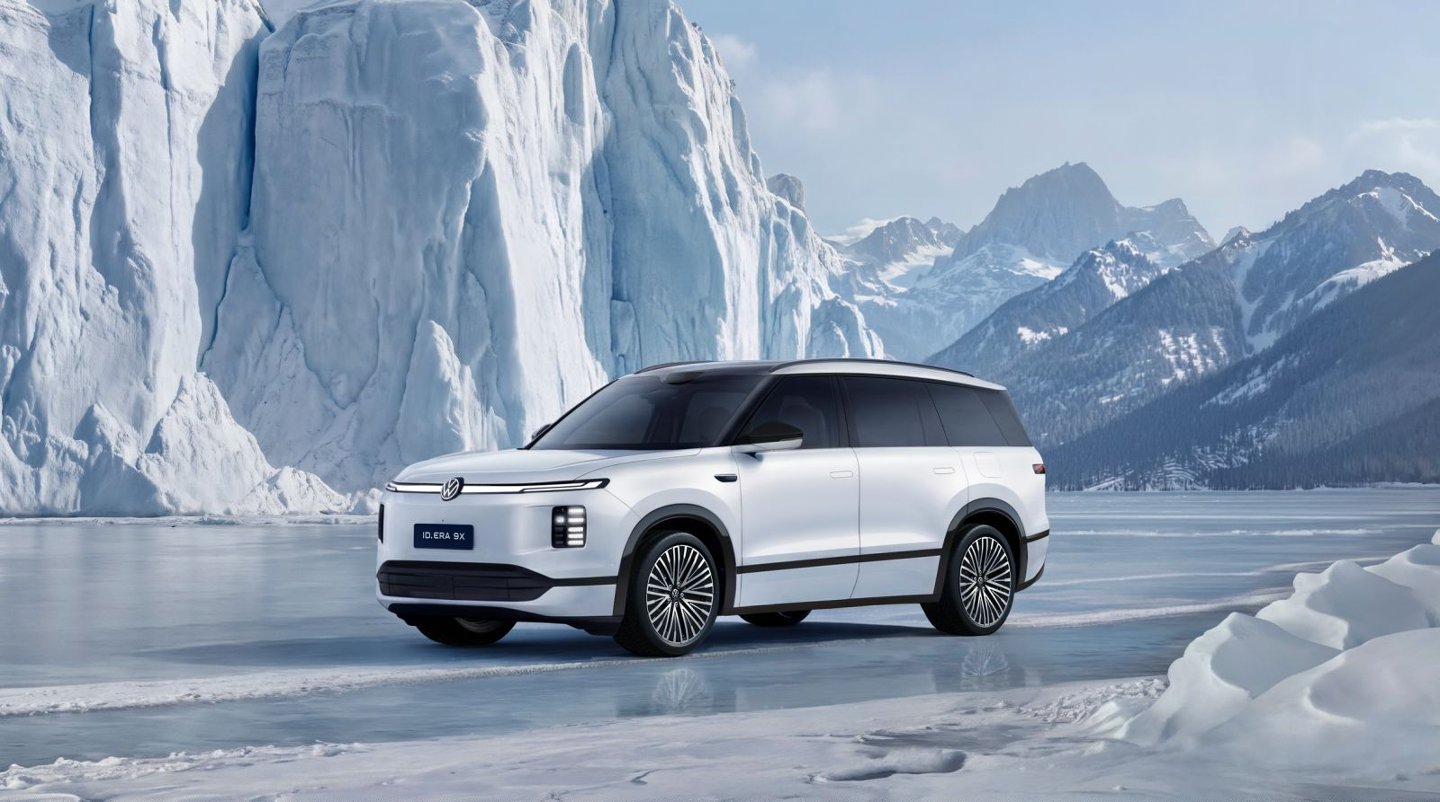Volkswagen ID. Era 9X ngoại thất màu Trắng Tuyết