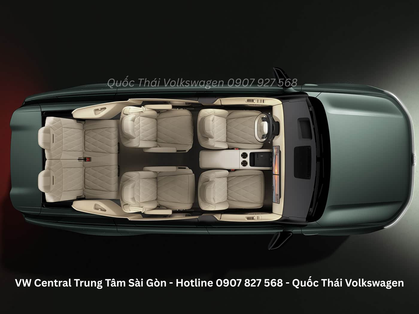 Khoang nội thất 6 chỗ của Volkswagen ID. Era 9X