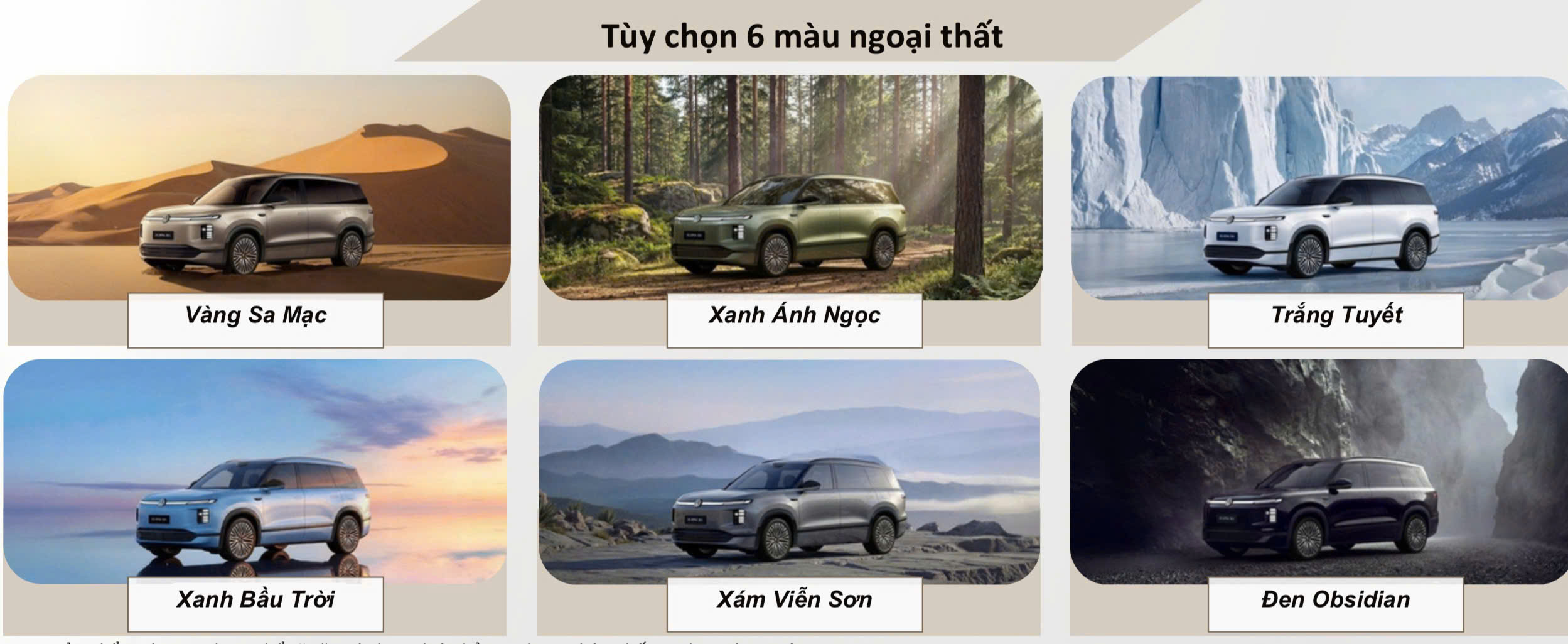 Màu ngoại thất VW ID.ERA 9X